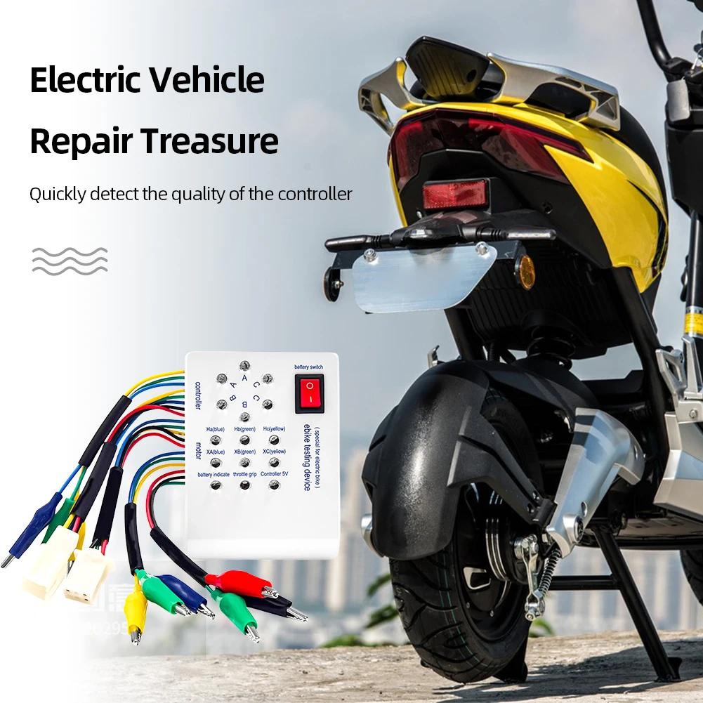 Тестер Контроллера Электровелосипеда E-bike Скутера Бесколлекторный Контроллер Контроллер Двигателя Изменение Направления Торможения Аксессуары Запчасти