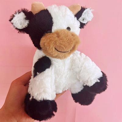 25 см плюшевая игрушка корова, набитая хлопком, декоративная подушка, кукла корова, мягкая и удобная, детский подарок на день рождения для девочек