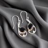 Black Onyx Gemstone 925 Sterling Silver Jewelry Handmade Women Earrings 1.60" EE-49-15