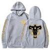 Аниме Black Clover Black Bulls Squad Emblem Hoodies Yami Asta Magic Knights Толстовки Мужские Женские Повседневные Harajuku Streetwear