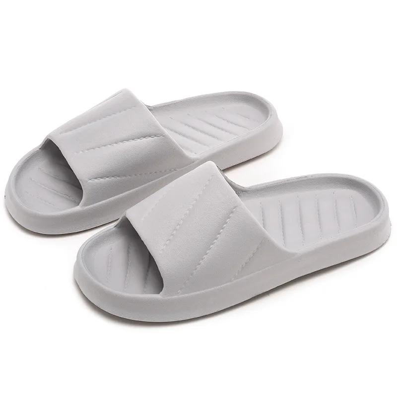 Fashion Shoes for Women Indoor Non-slip Slippers Men Couple Home Slides EVA Soft Sole Light Weight Summer Leisure Shoes Slippers Women