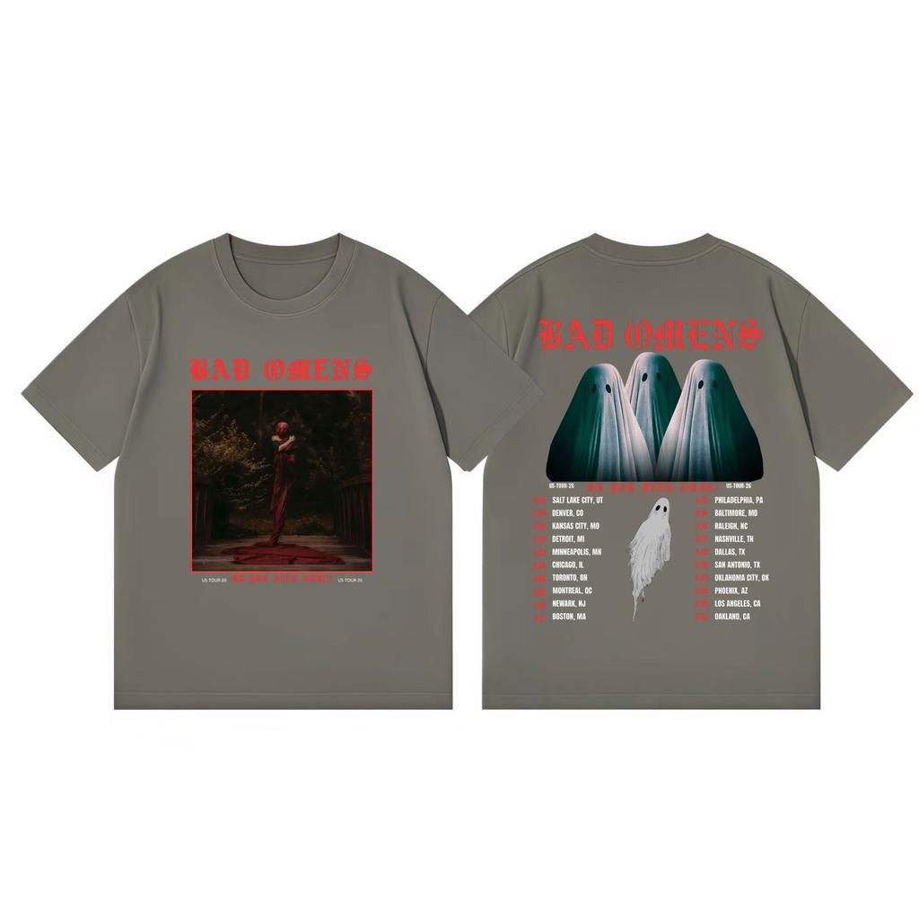 Bad Omens Do You Feel Love Tour 2026 Graphic T Shirts Gothic Vintage Short Sleeve T Shirt Men Women Fashion Casual Loose Tshirt