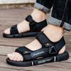Summer New Men's Sandals Men's Trend Casual Black Youth Driving Waterproof Beach Shoes Dual-purpose Cool Slippers Men