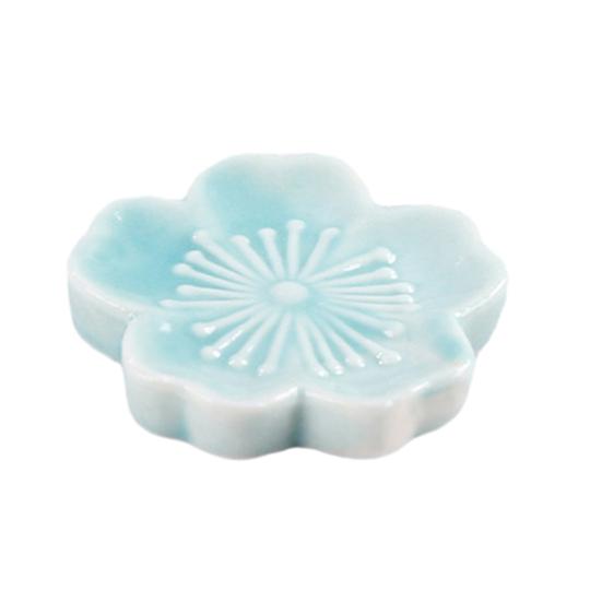 Подставка для палочек для еды в форме сакуры, керамический держатель для палочек для еды, универсальный держатель для посуды для дома, кухни, ресторана