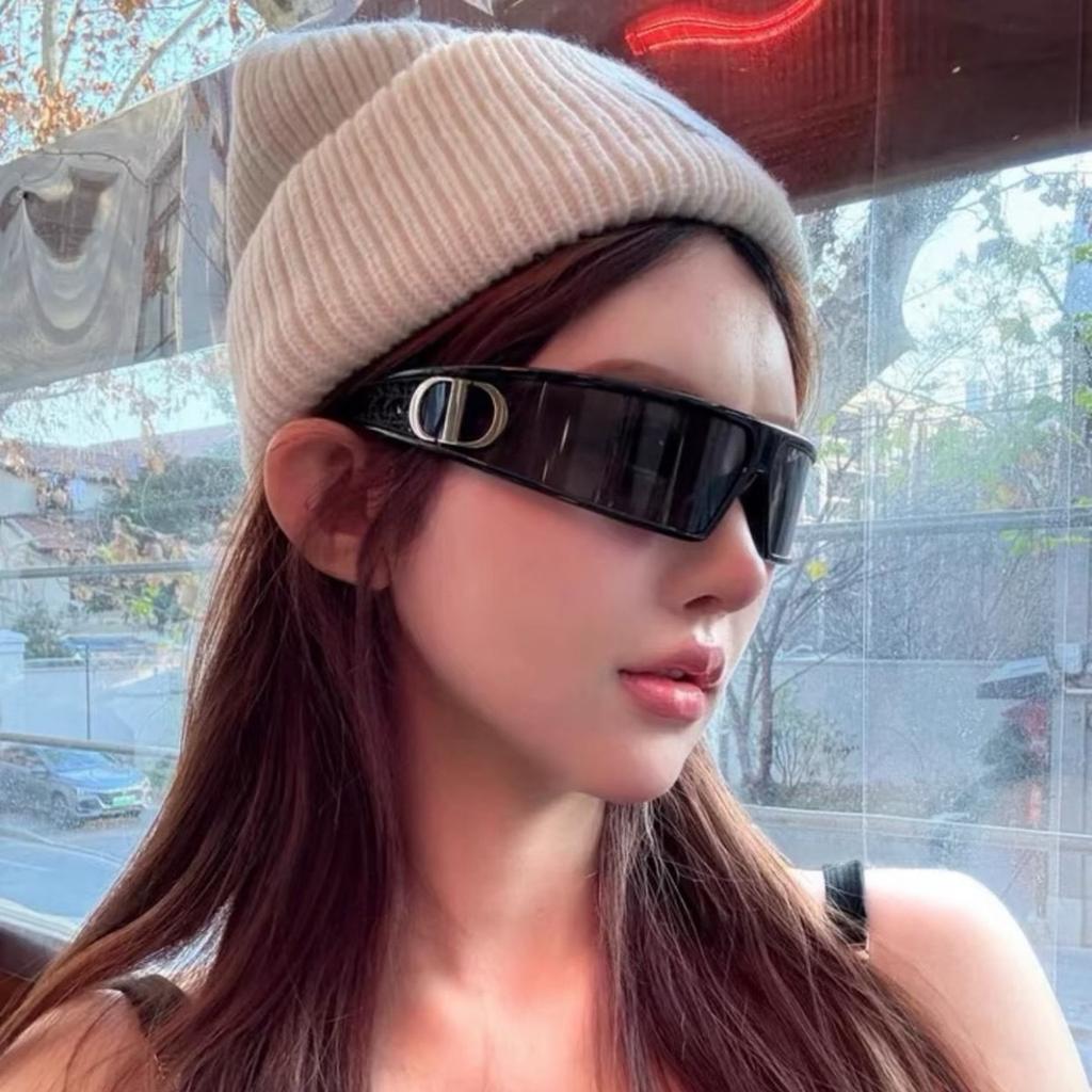 Солнцезащитные очки Future Sense Cd Headband One-Piece Glasses Женские солнцезащитные очки Y2K Premium Sense Spice Girl