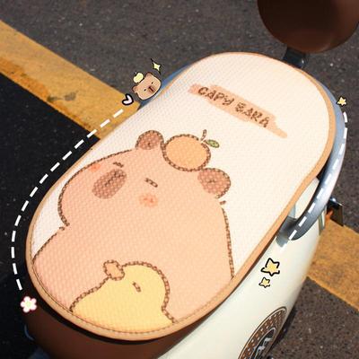 Подушка для сиденья мотоцикла Capybara Cool & Breathable Electric Motorcycle Seat Cover Capybara Seat Accessories