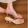 Fashion Summer New Women High Heels Sandals Fashion Open Toe Dress Shoes Women Outdoor Comfortable Designer Sandals Sandalias De Mujer