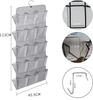 siawadeky Wall 5 30 Large Door Wall Mounted Storage Wall Mounted Storage Storage Small Item Underwear Everyday Closet Pocket, Tiers, Pockets,