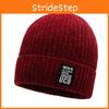 Solid Knitted Color Hat Letter Printing Beanie Caps Windproof Fashion Gifts