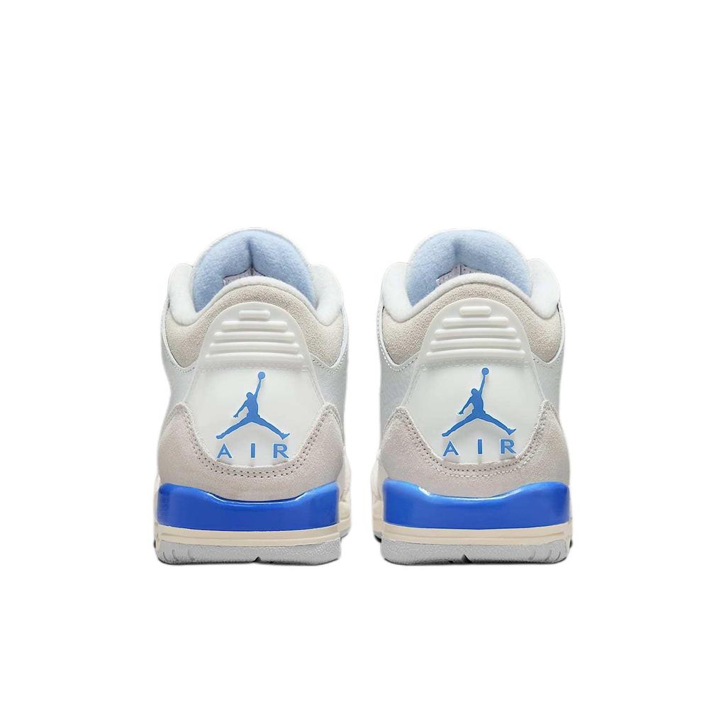 Кроссовки Air Jordan 3 Retro GS Lucky Shorts Kids Sneakers White Summit-White Hydrogen-Blue DM0967-101