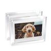 BBEST Акриловый фотоблок для Instax Wide x Может быть вертикально или с акриловой фоторамкой, Тип, (128 107мм), 2 шт., Магнитный, Прозрачный,