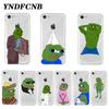 Sad Frog Meme TPU Soft Rubber Phone Cover For iPhone SE 2020 11 Pro X XR Xs Max 6 6S 7 8 Plus Soft Clear Cover Coque Shell