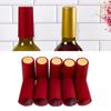 100Pcs Tear Tab Wine Heat Shrinkable Cap Straight Mouth Wine Bottle Cap  Wine Straight Mouth Bottle