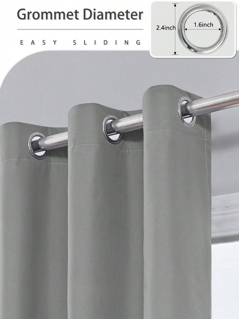 1 шт. Плотные шторы с подкладкой из утеплителя с покрытием, шторы для гостиной, спальни, кухни, домашнего декора, украшения комнаты