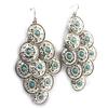 [N3121] - Turquoise Silver 'Navajo' Earrings