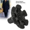Cane Tips 6 Pillar Design Nonslip Rubber 19mm Crutch Tips with for Walking Stick Shooting Stick Rubber Tips for Canes