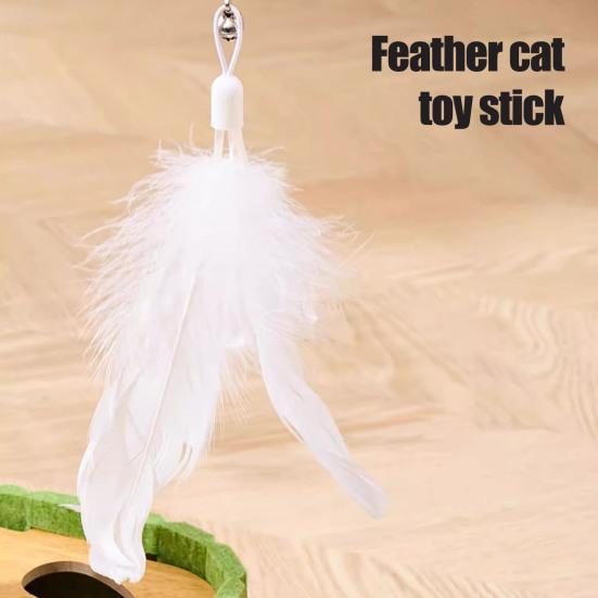 Коробка для обогащения кошек, интерактивная пилка для когтей, игрушка-головоломка с звенящими шариками, когтеточка-лабиринт для домашних кошек, царапай и играй