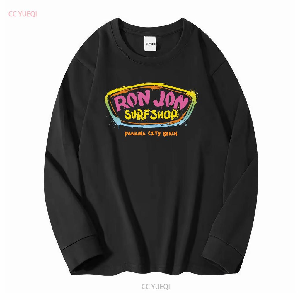 Футболка Ron Jon Surf Shop Panama City Beach Мужская Размер Маленький с длинным рукавом винтажная стираная стильный топ для повседневной носки