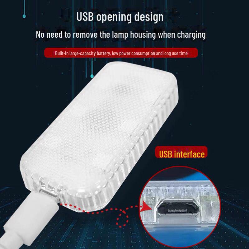 Беспроводная индукционная светодиодная подсветка салона автомобиля - активируется прикосновением, не требует проводов