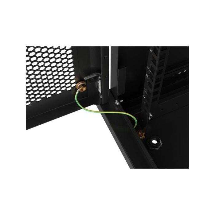 Armario rack Lanberg WF01-6409-23B 9U Pared 60kg Negro 19" Flat-Pack Self-Assembly