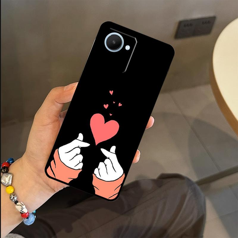 Love On The Finger Kpop Case For Realme 15 14 11 12 13 Pro Plus GT7 Pro GT6 C55 C51 C53 C35 C33 C61 C65 C67 C71 C75