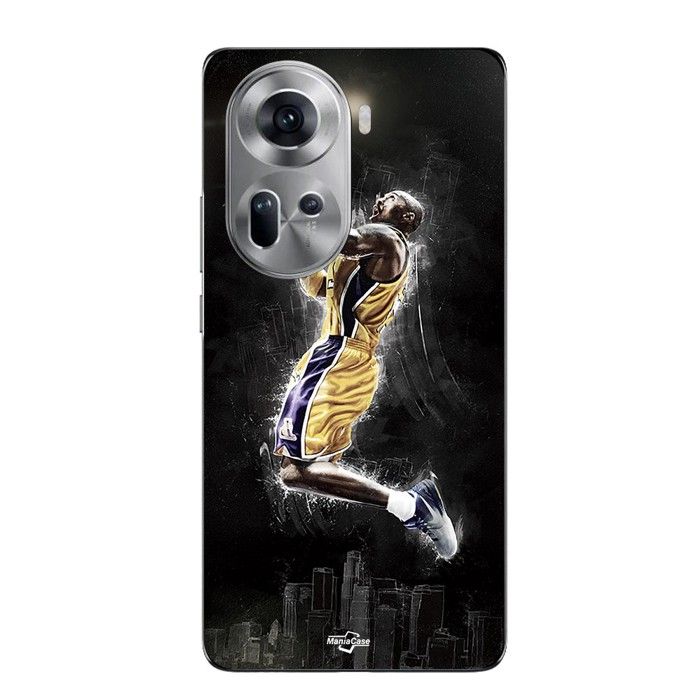 Coque Pour Oppo Reno 11 5g Basketball Kobe Bean Bryant 24 Black Mamba Maniacase