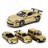 1:32 Gold Alloy Pull Back Model Car Model Toy Sound Light Pull Back Toy Car Toys For Boys Children