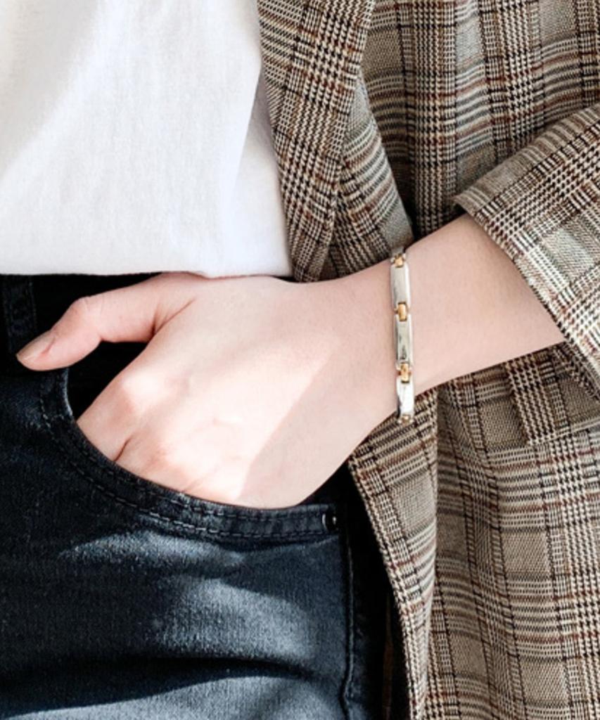 Sabona London 333 Lady Executive Silver Duet Magnet Bracelet