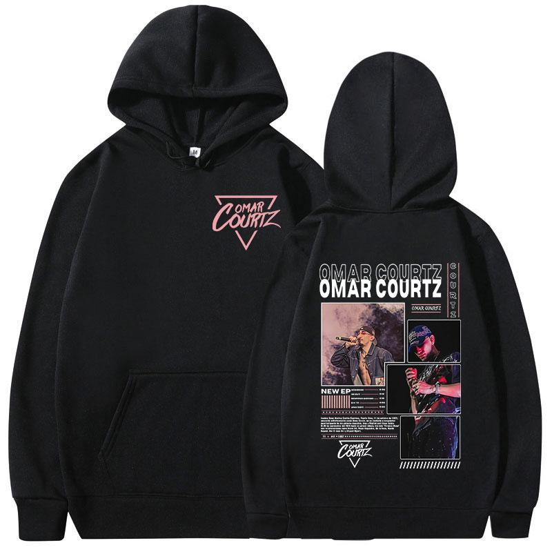 Omar Courtz Primera Musa Album Tour Merch Hoodies Men's Women Fashion Hooded Sweatshirts Hip Hop Oversized Pullovers Streetwear