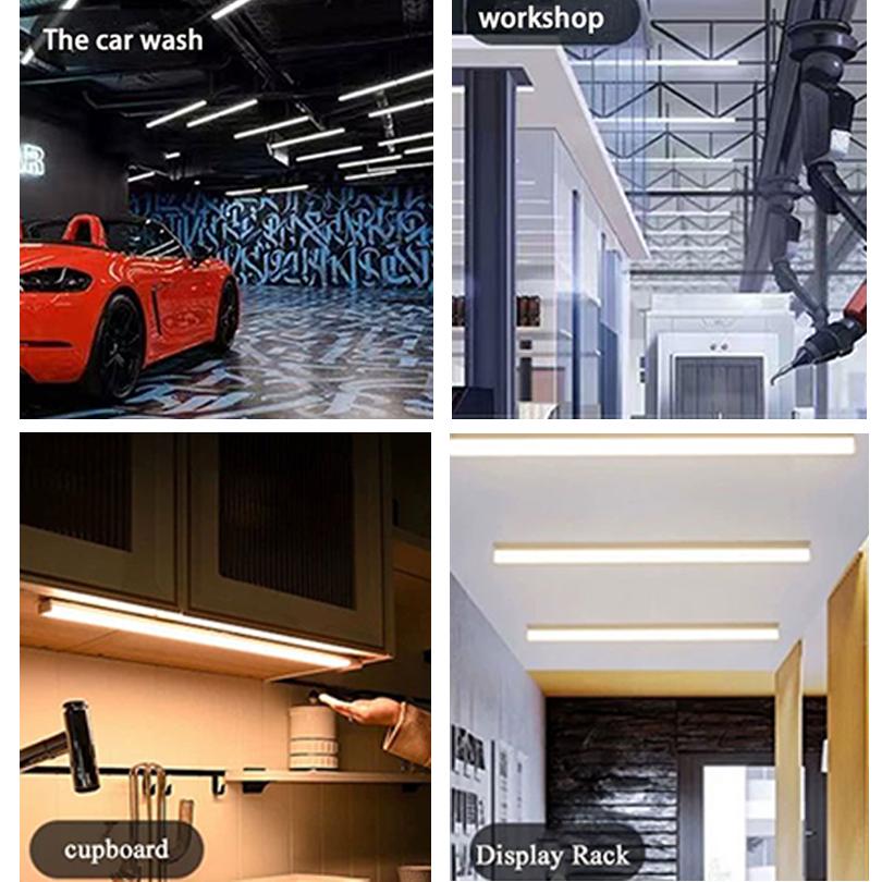 T5 T8 Светодиодная лампа 220В 110В Настенная лампа Лампа 10Вт лампа Для дома Внутреннее Кухонное освещение Гаражное освещение Потолочное освещение