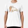 Two Golden Retriever Art Premium T-Shirt S To 5XL Made In the AU/USA T-Shirt