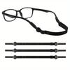 Adjustable Silicone Glasses Straps Sunglass Chain Sports Eyeglass Rope Band Cord Holder Elastic Anti Slip String