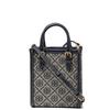 TORY BURCH T Monogram Mini Tote Navy 87146-405