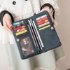 Women's Frosted Retro Long Wallet - Korean Style Multifunctional Clutch and Coin Purse