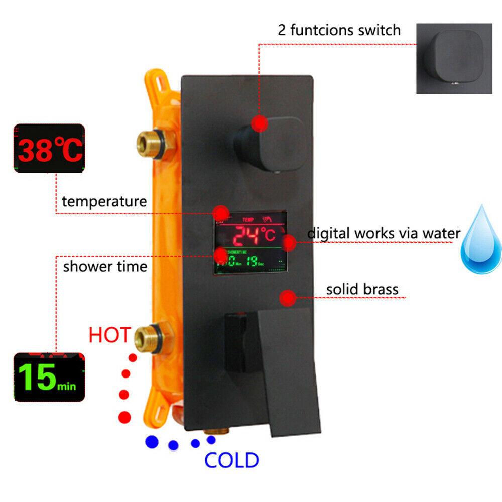 Тропический душ ibox заподлицо Смеситель для душа Ванная комната Душевая система Душевой набор с ручным душем