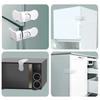 5PCS Anti-Pinching Hand Drawer Lock Self-adhesive Refrigerator Lock Buckle  Cabinet