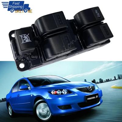 Для Mazda 6 2003-2006 Электрический главный выключатель стеклоподъемника Кнопка регулятора управления окнами Детали GJ6A-66-350 BJ3D-66-350 Автоаксессуары
