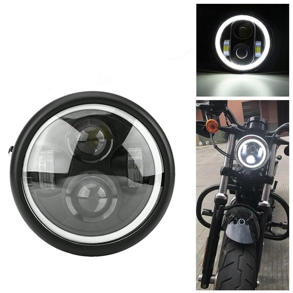 6.5-Inch Motorcycle LED Headlight, Electric Vehicle Spotlight