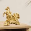 Декор в виде фигурки лошади, Золотая отделка, Украшение в виде лошади из смолы, Фигурка лошади по знаку зодиака, Скульптура Силы и Успеха для декора дома и офиса