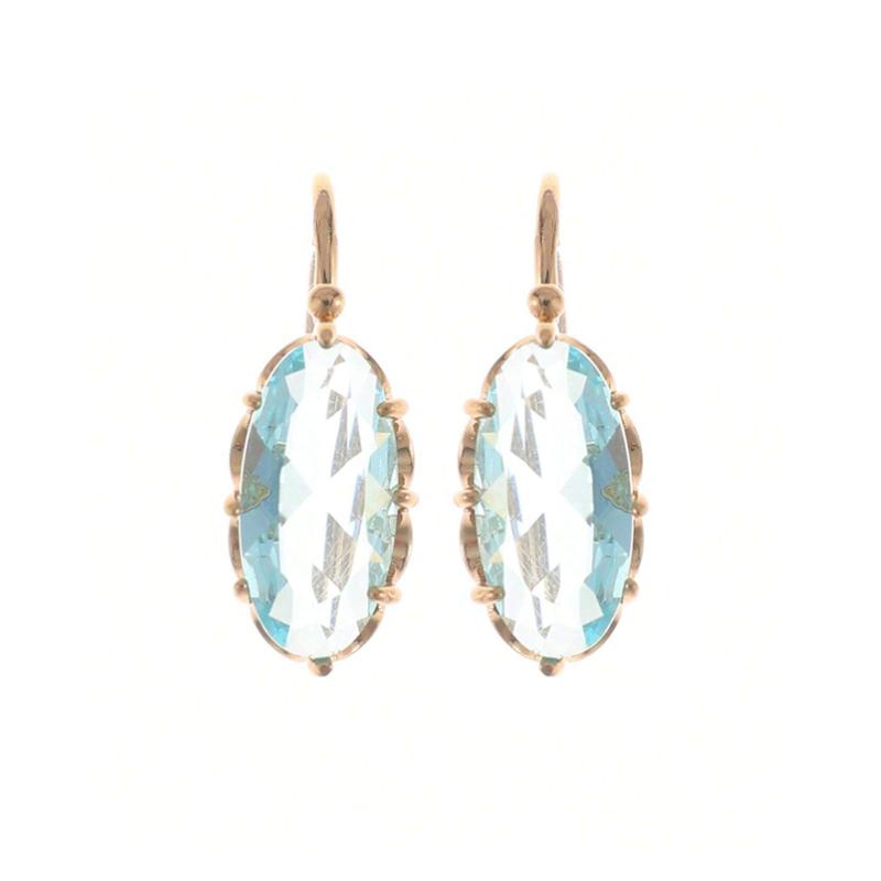 Her Lab | новая серия сережек красочных сокровищ из дворца ретро инкрустированные цирконием заушники