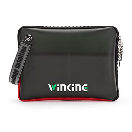 Men Women Laptop Bag 13 Inch Tablet Laptop Sleeve Case Linen+PU Leather Handbag 2022 New Street Trend Clutch Bag for Boys Girls