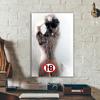 Sexy Woman Silhouette Canvas Painting Nude Woman Wall Art Posters and Prints Modern Home Decoration Artwork for Bedroom Decor