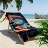 Dark anime style 2D Flat Print Beach Towel, Large Soft Quick Dry Towel for Beach Camping SwimmingXSTJ0915235