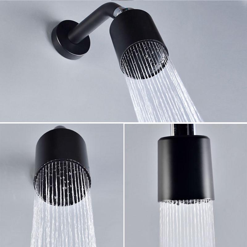 Душевая головка высокого давления из латуни с одной функцией Rainfall Top Rain Shower настенная душевая головка с распылителем Аксессуары для ванной комнаты
