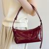 Simple Red Shoulder Bags for Women Fashionable Commuting Casual Crossbody Versatile Women's Bags