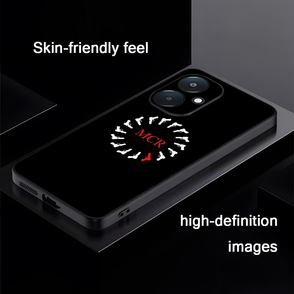 Горячий чехол для телефона группы My Chemical Romance для Xiaomi Redmi Note 13,12,11, 10 Pro Plus S, 5G, 12S, Роскошный мягкий черный чехол для телефона