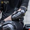 Breathable Summer Motorcycle Knee & Elbow Pads - Hard Shell Protective Gear for Cycling & Outdoor Travel