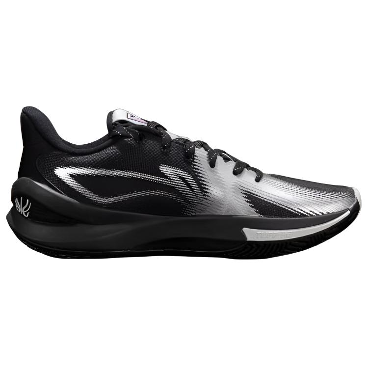 Баскетбольные кроссовки Li Ning Speed 3 Low top Мужские Черно-белые ABAW007-8