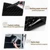 1Pcs Aluminum Foil Coated Car Sound Deadener 20x10cm Soundproofing Board  for Car Door Trunk Hood