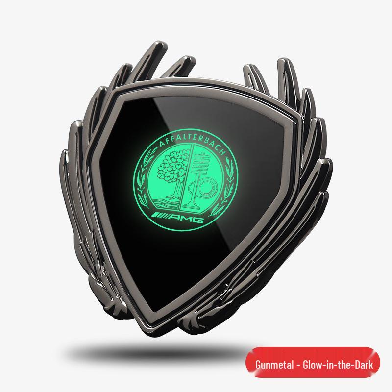 Металлическая наклейка-эмблема крыла для автомобиля Mercedes GLA35/G45 AMG, боковое окно кузова